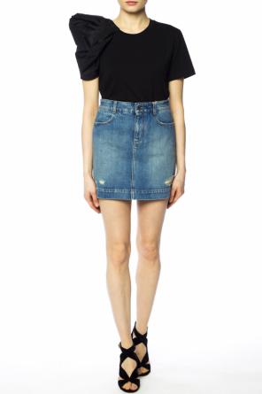 Denim skirt with holes, zdjęcie 2 Denim skirt with holes od Stella McCartney